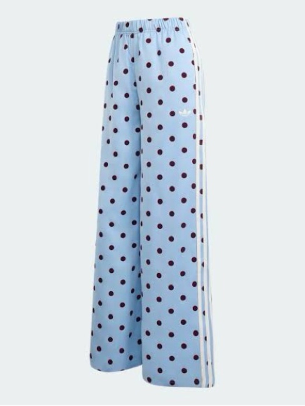 NWT Adidas Blue Polka Dot Wide Leg Pants (Medium) - Picture 4 of 6